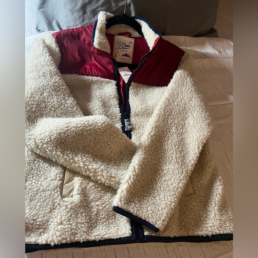 JCREW  Cherry Red Outerwear Jacket